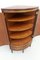 Mid-Century Modern Danish Bow Front Corner Cabinet, 1950s, Image 8