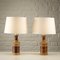 Ceramic Studio Table Lamps by Tue Poulsen, Denmark, 1970s, Set of 2, Image 2