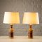 Ceramic Studio Table Lamps by Tue Poulsen, Denmark, 1970s, Set of 2, Image 1