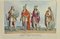 Auguste Wahlen, Customs of the Merovingian Kings, Lithograph, 1844 1