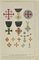 Auguste Wahlen, Different French Orders of Chivalry, Lithograph, 1844 1