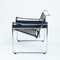 Schwarzer Wassily Stuhl von Marcel Breuer, Italien, 1970er 1