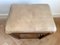 Art Deco Wooden Ottoman with Leather Seat 10