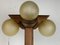 Mid-Century Brutalist Oak Floor Lamp with 4 Spheres from Temde Leuchten, 1970s 13