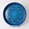 Blaue Blumenschale von Aldo Londi für Bitossi, 1960er 10