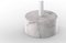 9 Dining Table in White Carrara Marble by Piero Lissoni, Image 5