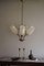 Chandelier in Brass & Glass by Paavo Tynell for Idman Oy, Finland, 1940s, Image 13