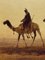Henry Andrew Harper, Suez Canal Group of Bedouin Tribesman with Camels, Watercolor, 19th Century, Framed 7
