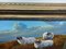 Artista británico, Tres ovejas en las Tierras Altas de Escocia, Pintura al óleo, Enmarcado, Imagen 9
