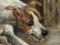 Artista británico, victoriano Jack Russell Terrier perros persiguiendo ratas en el granero, de finales del siglo XIX, pintura al óleo, enmarcado, Imagen 7