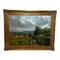 Charles Neal, Large British Impressionist Landscape of Sussex Downs, 1981, Oil Painting, Framed 1