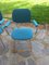 Steel Dining Chairs with Armrests, Padded Alcantara Seats and Backs, 1960s, Set of 10 2