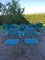 Steel Dining Chairs with Armrests, Padded Alcantara Seats and Backs, 1960s, Set of 10 6