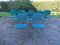 Steel Dining Chairs with Armrests, Padded Alcantara Seats and Backs, 1960s, Set of 10 1