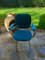 Steel Dining Chairs with Armrests, Padded Alcantara Seats and Backs, 1960s, Set of 10 7