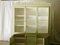 Vintage Vitrine aus Tannenholz, 1950er 5