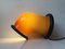 Epoke 1 Amber Glass Lamp by Michael Bang for Holmegaard, 1970s, Image 6