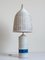 Italienische Tischlampe aus Keramik & Korbgeflecht von Aldo Londi für Bergboms, 1960er 12