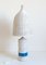Italienische Tischlampe aus Keramik & Korbgeflecht von Aldo Londi für Bergboms, 1960er 8