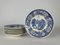 Burgenländische Suppenschüssel mit blauem Rand aus Porzellan von Villeroy & Boch, Deutschland 3