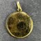 Französischer 18 Karat Gelbgold Anhänger mit Jungfrau Maria Medaille von E. Dropsy, 1890er 3