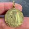 Französischer 18 Karat Gelbgold Anhänger mit Jungfrau Maria Medaille von E. Dropsy, 1890er 5