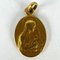 Französischer 18 Karat Gelbgold Anhänger mit Madonna & Kind Charm von Vern, 1890er 12