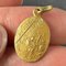 Französischer 18 Karat Gelbgold Anhänger mit Madonna & Kind Charm von Vern, 1890er 9