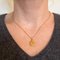 Französischer 18 Karat Gelbgold Anhänger mit Madonna & Kind Charm von Vern, 1890er 5