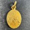 Französischer 18 Karat Gelbgold Anhänger mit Madonna & Kind Charm von Vern, 1890er 4