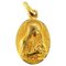 Französischer 18 Karat Gelbgold Anhänger mit Madonna & Kind Charm von Vern, 1890er 1
