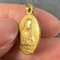 Französischer 18 Karat Gelbgold Anhänger mit Madonna & Kind Charm von Vern, 1890er 7