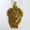 Französischer Vintage Holy Saint Christopher Anhänger aus 18 Karat Gelbgold, 1930er 11