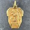 Französischer Vintage Holy Saint Christopher Anhänger aus 18 Karat Gelbgold, 1930er 2