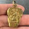 Französischer Vintage Holy Saint Christopher Anhänger aus 18 Karat Gelbgold, 1930er 5