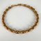 18 Karat Yellow Gold Textured Cable Link Bracelet, 1960s 13