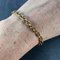 18 Karat Yellow Gold Textured Cable Link Bracelet, 1960s 4