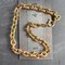 18 Karat Yellow Gold Textured Cable Link Bracelet, 1960s 9