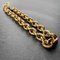18 Karat Yellow Gold Textured Cable Link Bracelet, 1960s 3
