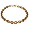 18 Karat Yellow Gold Textured Cable Link Bracelet, 1960s 1