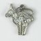Colgante de gato de platino con diamantes blancos, años 20, Imagen 5