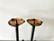Vintage Arts & Crafts Candlesticks in Wrought Iron and Copper, Set of 2, Image 7