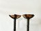 Vintage Arts & Crafts Candlesticks in Wrought Iron and Copper, Set of 2, Image 6