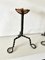 Vintage Arts & Crafts Candlesticks in Wrought Iron and Copper, Set of 2, Image 8