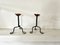 Vintage Arts & Crafts Candlesticks in Wrought Iron and Copper, Set of 2, Image 3