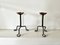 Vintage Arts & Crafts Candlesticks in Wrought Iron and Copper, Set of 2, Image 4