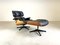 Set of Black Lounge Chair with Ottoman by Charles and Ray Eames for Vitra, 2010s, Image 1