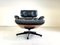 Set of Black Lounge Chair with Ottoman by Charles and Ray Eames for Vitra, 2010s, Image 6