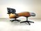 Set of Black Lounge Chair with Ottoman by Charles and Ray Eames for Vitra, 2010s, Image 5