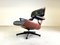 Set of Black Lounge Chair with Ottoman by Charles and Ray Eames for Vitra, 2010s, Image 9